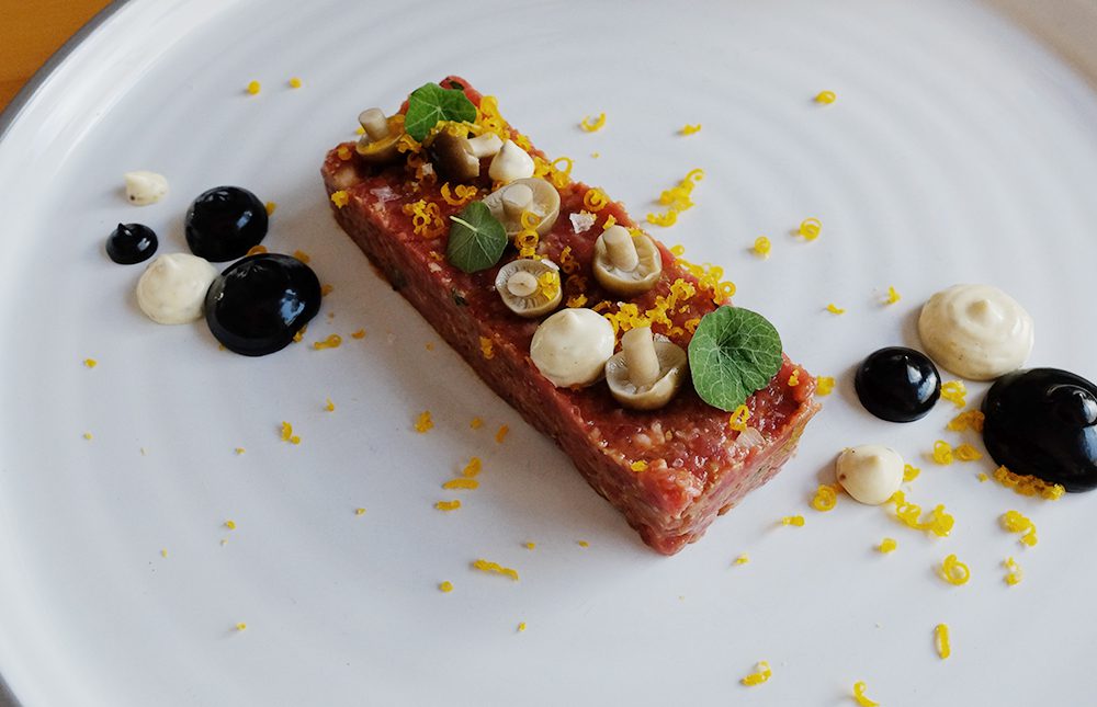 The best Beef Tartare this side of Paris…in Vienna vienna würstelstand