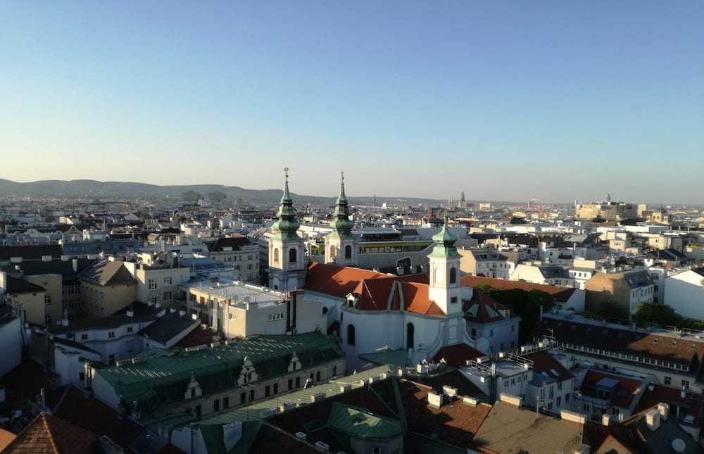 Best views over Vienna Haus des Meeres